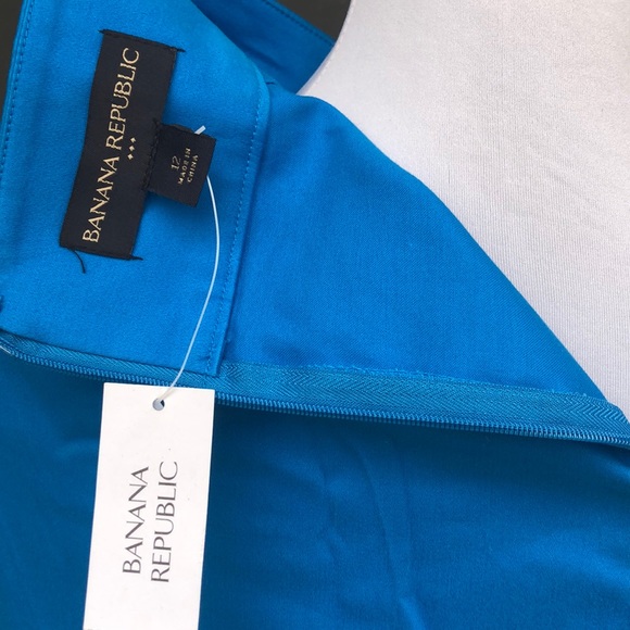 NWT Banana Republic Blue Pencil Skirt… - Picture 5 of 6